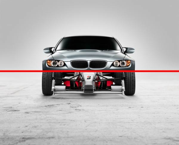 Photograph Brian Garland Race Car Bmw on One Eyeland